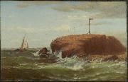 Robert Swain Gifford Seconnet Rock, New Bedford, Massachusetts china oil painting artist